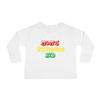 “Mom’s Favorite Kid” Toddler Long Sleeve Tee — Colorful Rasta Kids Shirt - 314 Originals