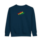 Mom's Favorite Kid Toddler Sweatshirt — Colorful Retro Rasta Kids Pullover - 314 Originals
