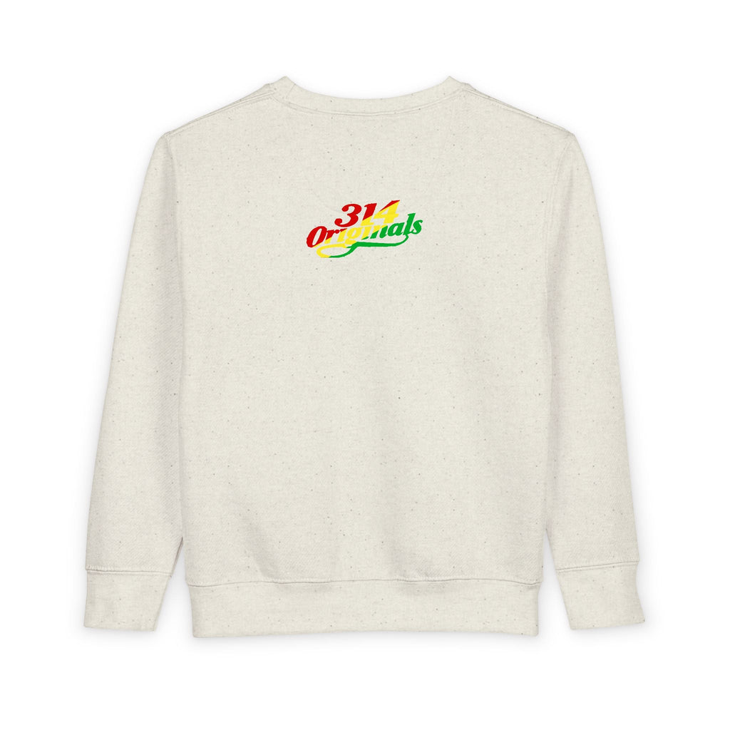 Mom's Favorite Kid Toddler Sweatshirt — Colorful Retro Rasta Kids Pullover - 314 Originals