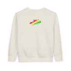 Mom's Favorite Kid Toddler Sweatshirt — Colorful Retro Rasta Kids Pullover - 314 Originals
