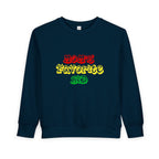 Mom's Favorite Kid Toddler Sweatshirt — Colorful Retro Rasta Kids Pullover - 314 Originals