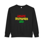 Mom's Favorite Kid Toddler Sweatshirt — Colorful Retro Rasta Kids Pullover - 314 Originals