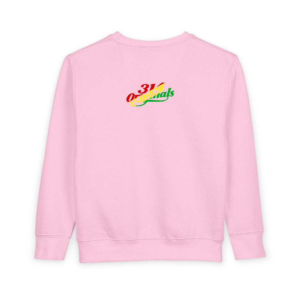Mom's Favorite Kid Toddler Sweatshirt — Colorful Retro Rasta Kids Pullover - 314 Originals