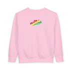 Mom's Favorite Kid Toddler Sweatshirt — Colorful Retro Rasta Kids Pullover - 314 Originals