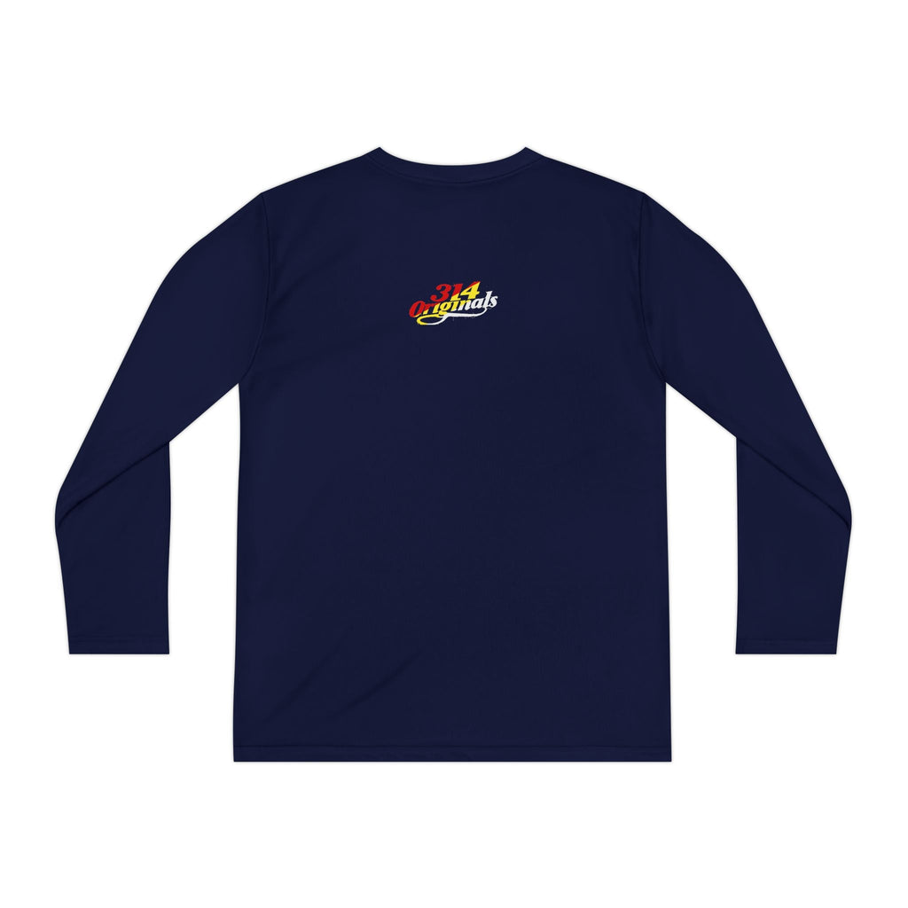 "Mom's Favorite Kid" Youth Long Sleeve Tee —Colorful Retro Design - 314 Originals