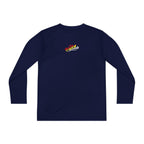 "Mom's Favorite Kid" Youth Long Sleeve Tee —Colorful Retro Design - 314 Originals