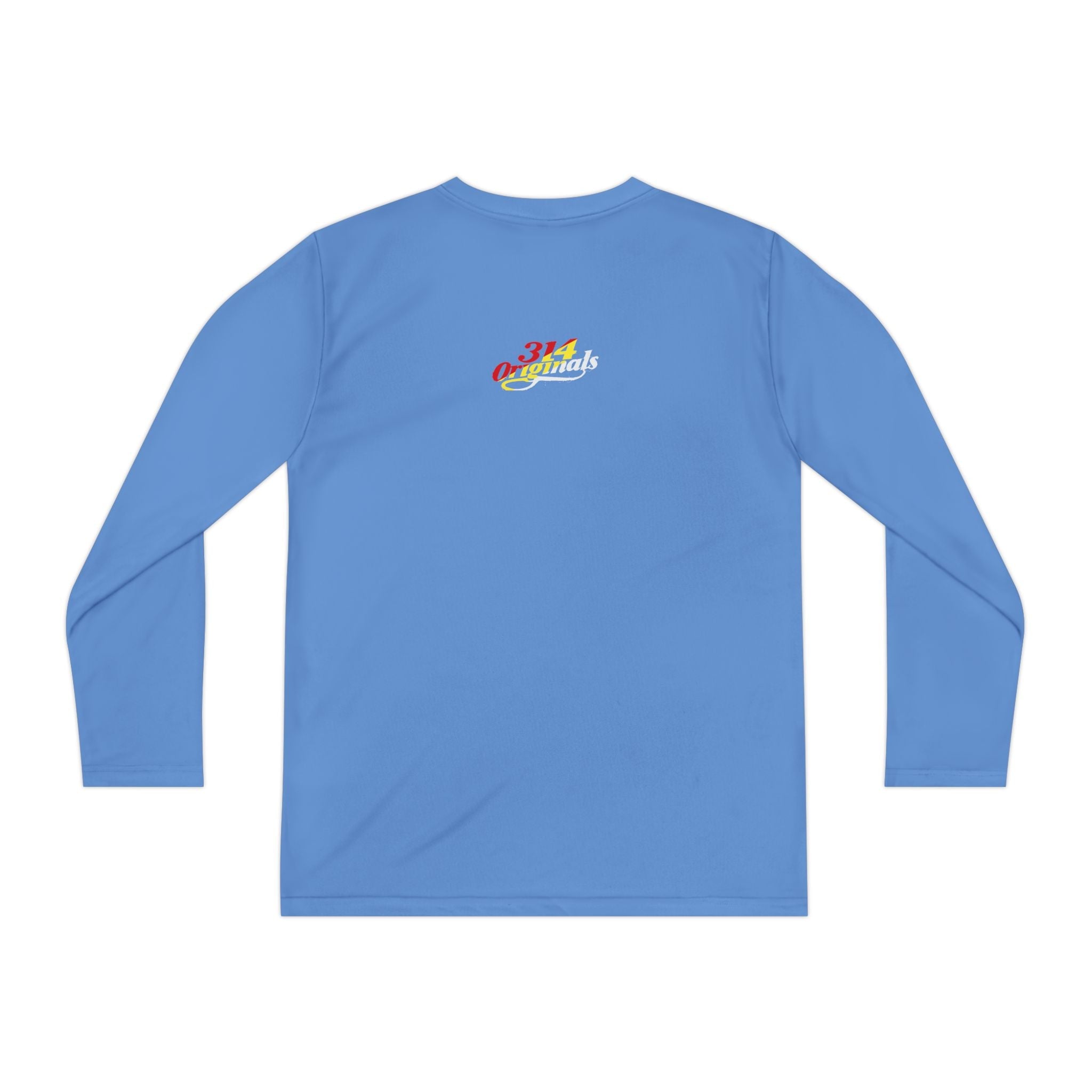 "Mom's Favorite Kid" Youth Long Sleeve Tee —Colorful Retro Design - 314 Originals