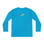 "Mom's Favorite Kid" Youth Long Sleeve Tee —Colorful Retro Design - 314 Originals