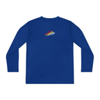 "Mom's Favorite Kid" Youth Long Sleeve Tee —Colorful Retro Design - 314 Originals