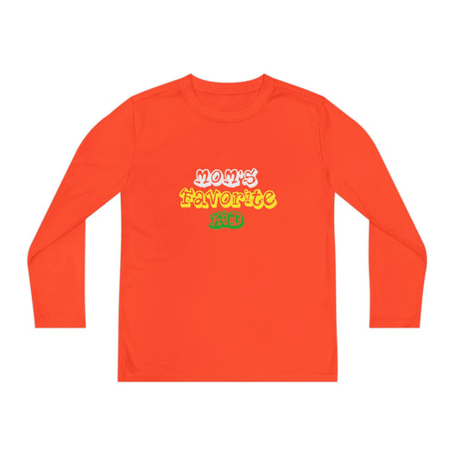 "Mom's Favorite Kid" Youth Long Sleeve Tee — Retro Graphic - 314 Originals