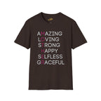 Mother Acrostic T-Shirt – Amazing Loving Strong Happy Selfless Graceful (Mother) - 314 Originals
