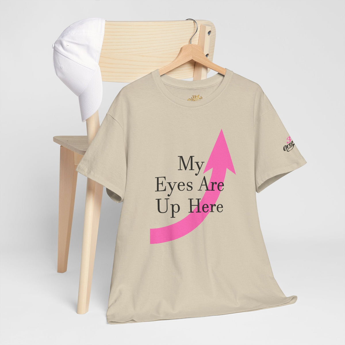 "My Eyes Are Up Here" Graphic Tee - 314 Originals