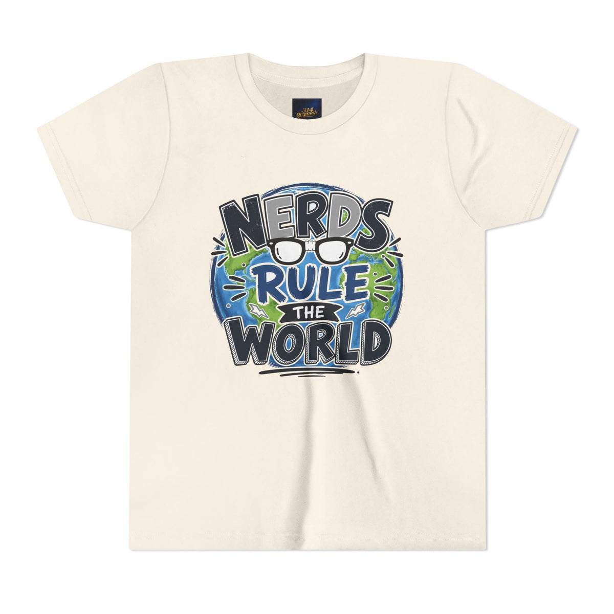 "Nerds Rule the World" Graphic Youth Tee Shirt - 314 Originals