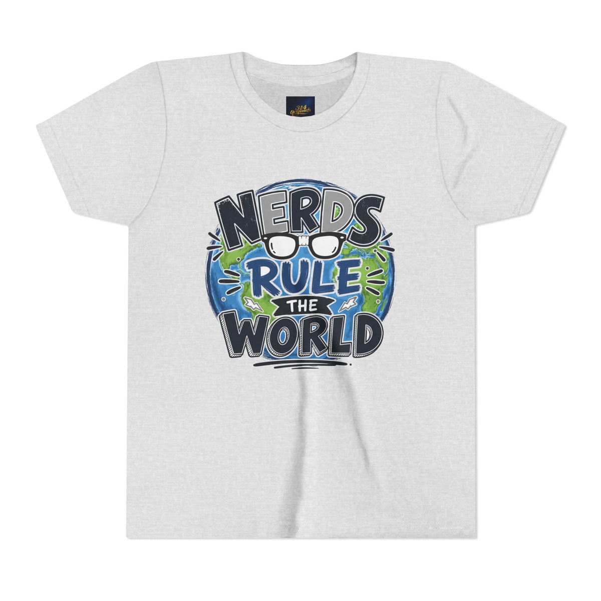 "Nerds Rule the World" Graphic Youth Tee Shirt - 314 Originals