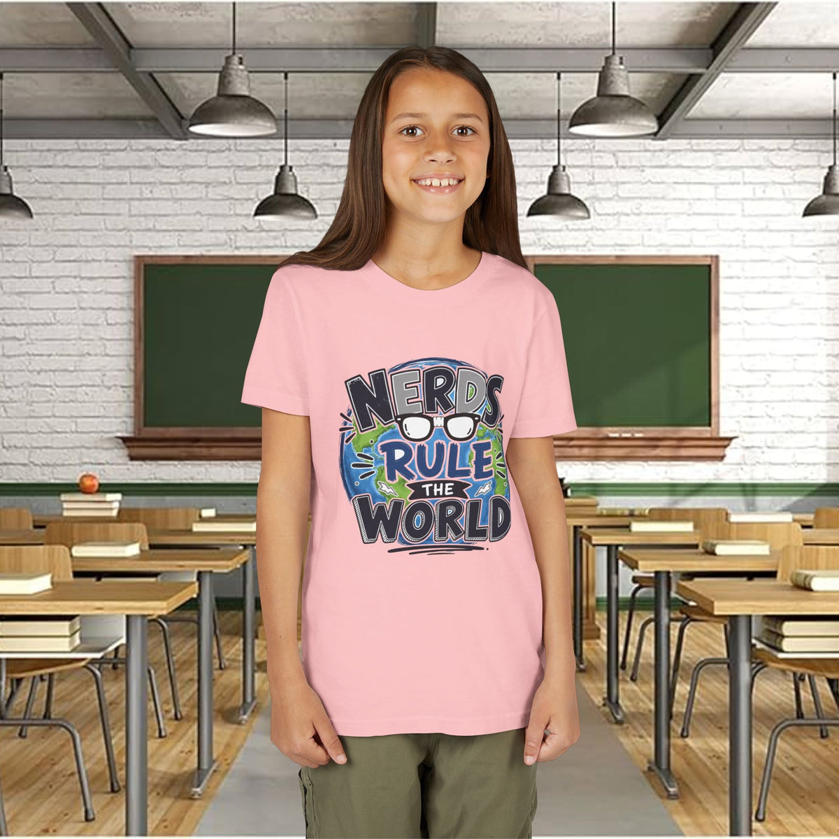 "Nerds Rule the World" Graphic Youth Tee Shirt - 314 Originals