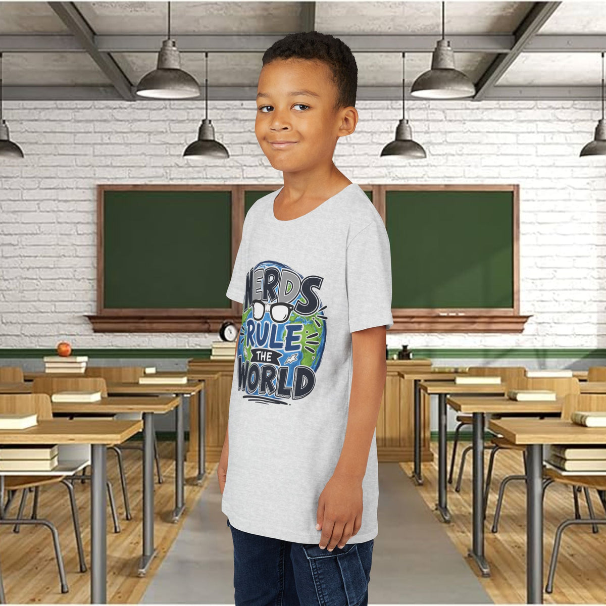 "Nerds Rule the World" Graphic Youth Tee Shirt - 314 Originals