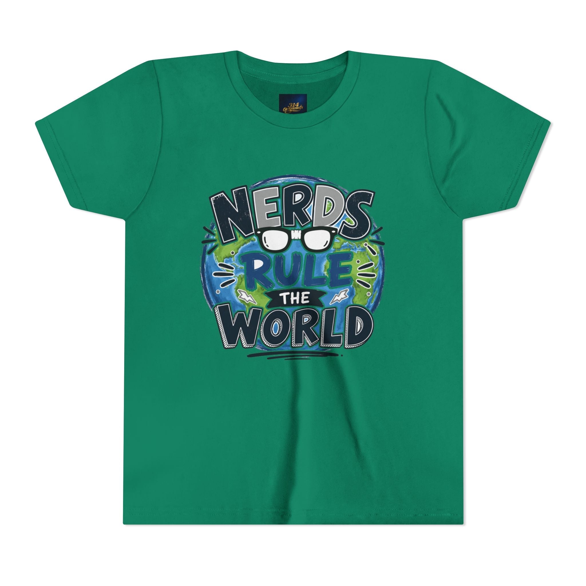 "Nerds Rule the World" Graphic Youth Tee Shirt - 314 Originals