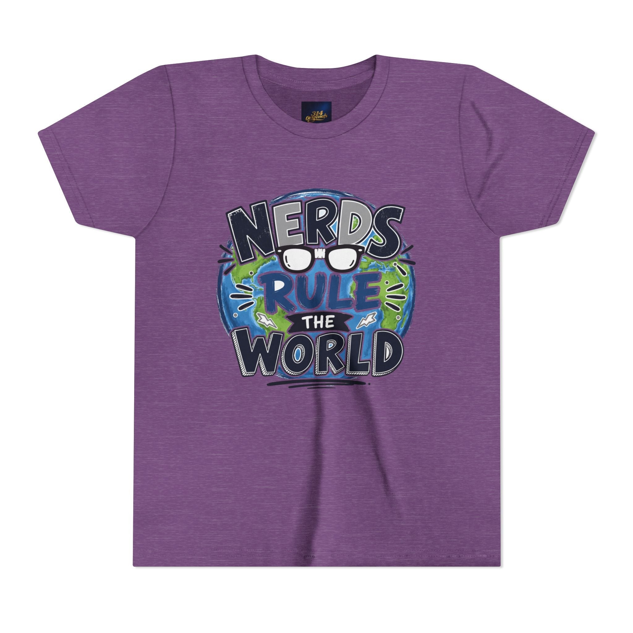 "Nerds Rule the World" Graphic Youth Tee Shirt - 314 Originals