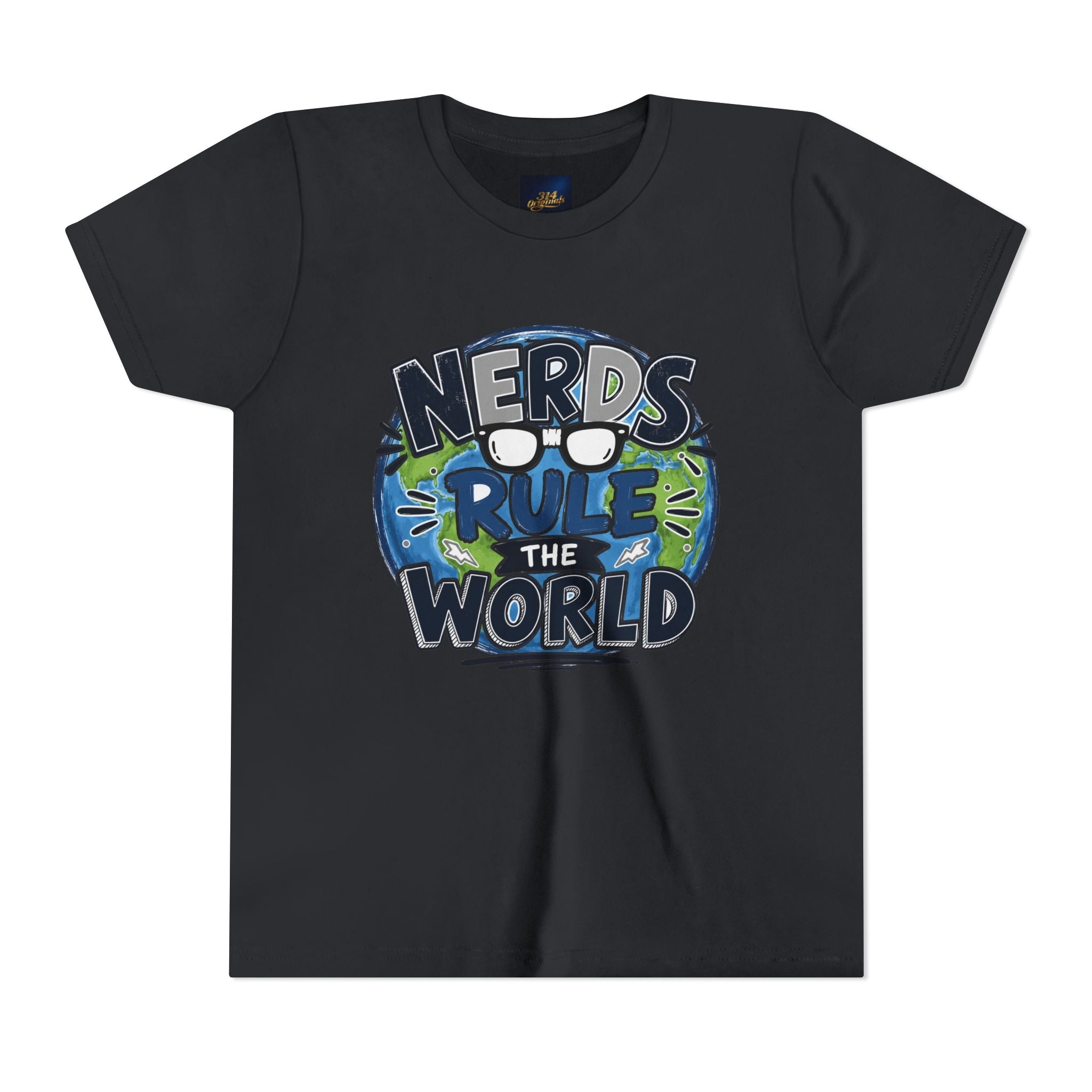 "Nerds Rule the World" Graphic Youth Tee Shirt - 314 Originals