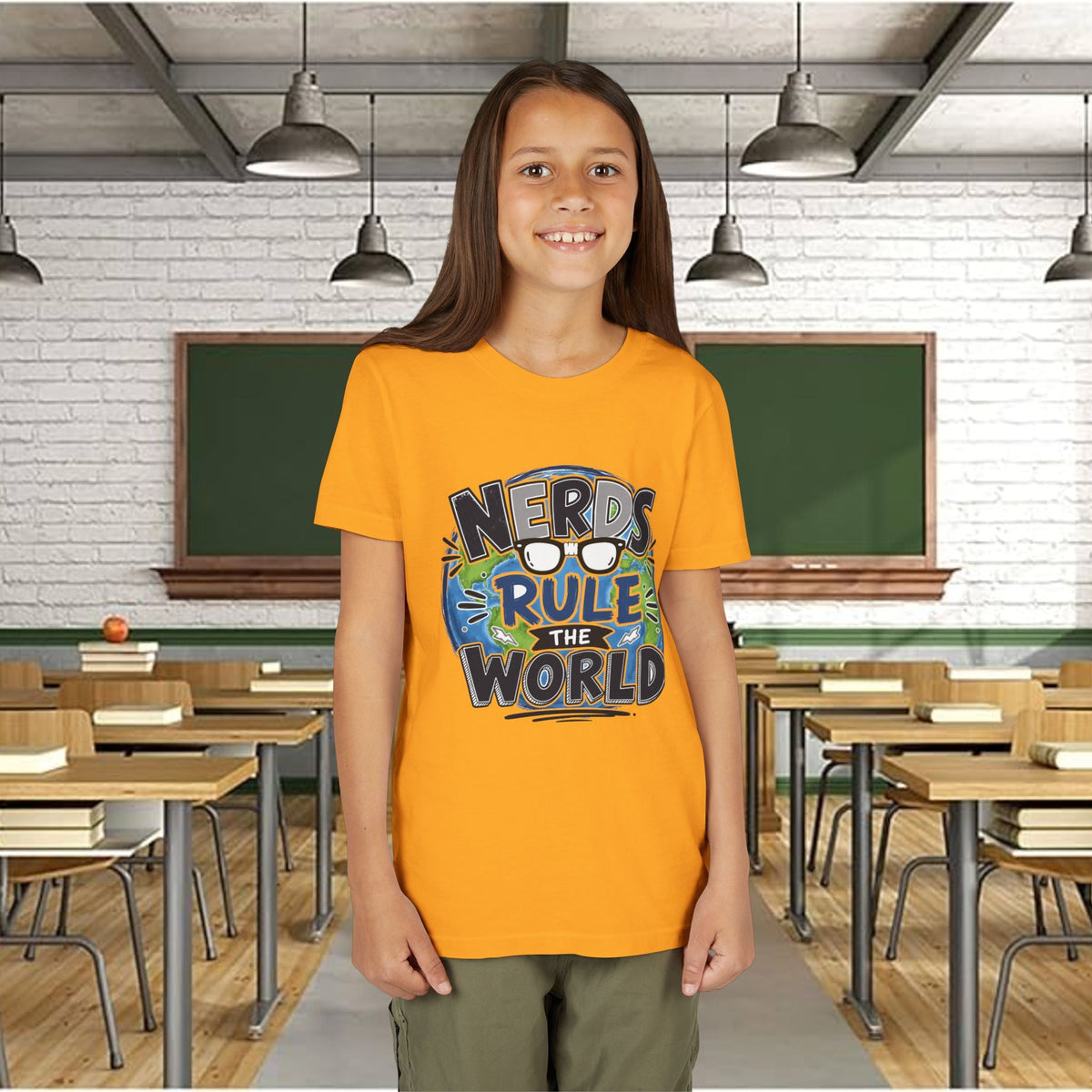 "Nerds Rule the World" Graphic Youth Tee Shirt - 314 Originals