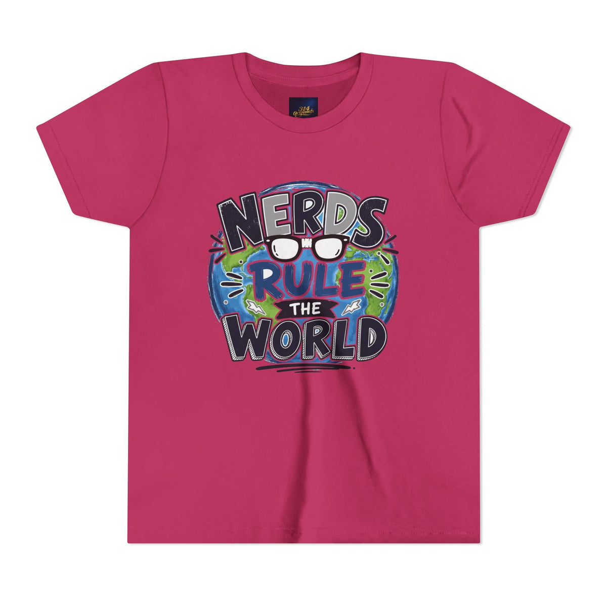 "Nerds Rule the World" Graphic Youth Tee Shirt - 314 Originals