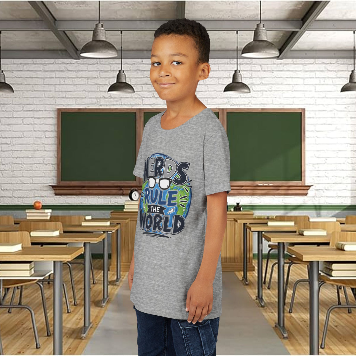 "Nerds Rule the World" Graphic Youth Tee Shirt - 314 Originals