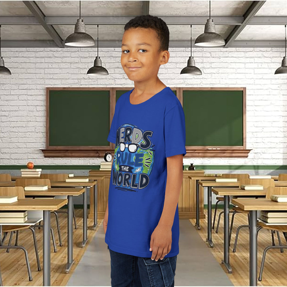 "Nerds Rule the World" Graphic Youth Tee Shirt - 314 Originals