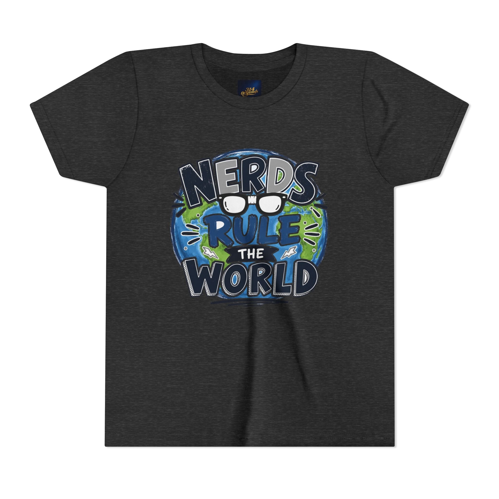 "Nerds Rule the World" Graphic Youth Tee Shirt - 314 Originals