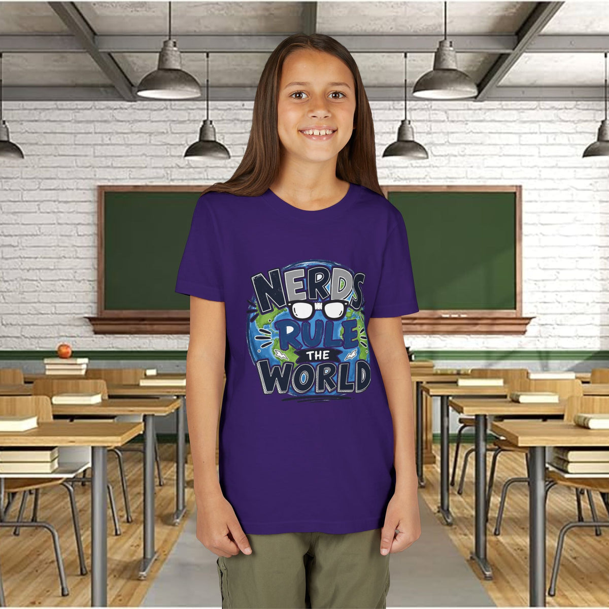 "Nerds Rule the World" Graphic Youth Tee Shirt - 314 Originals