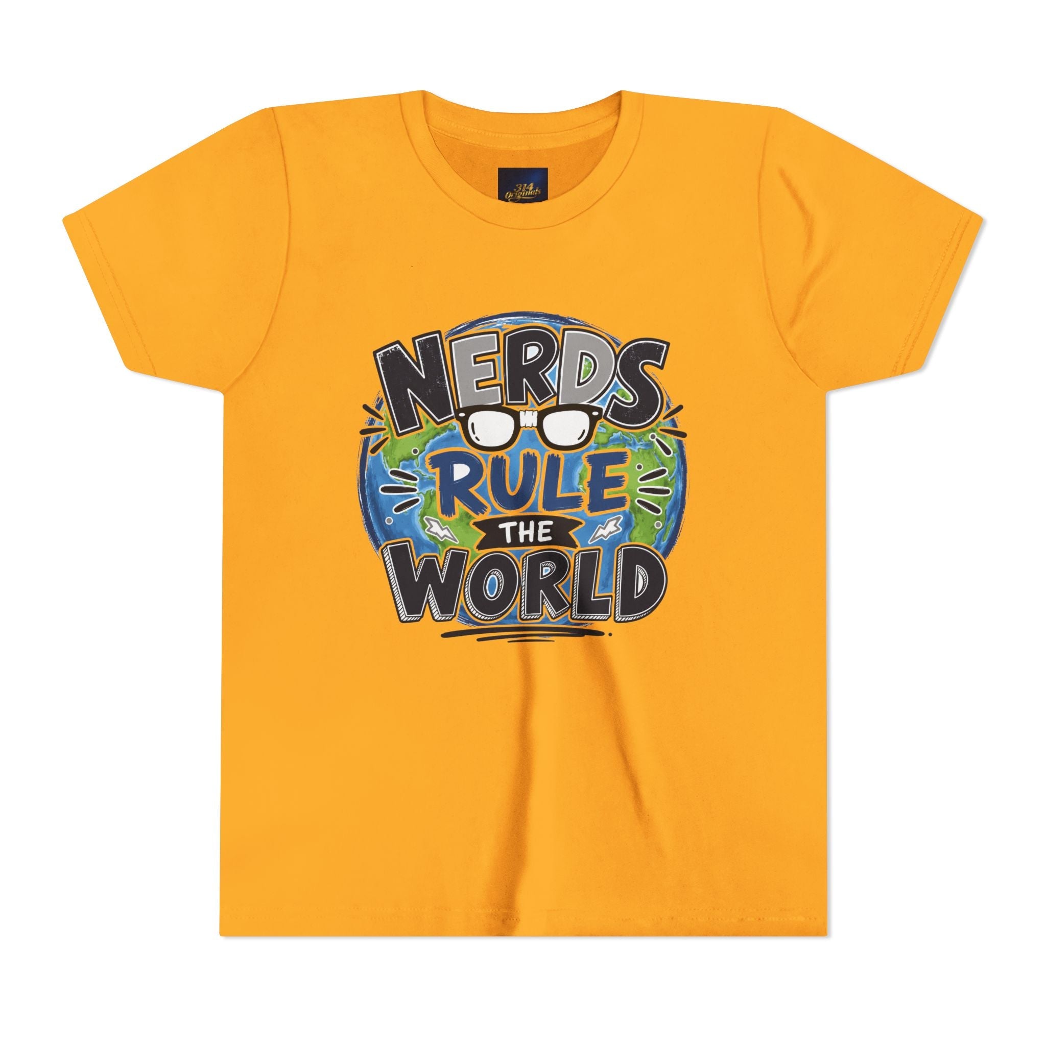 "Nerds Rule the World" Graphic Youth Tee Shirt - 314 Originals