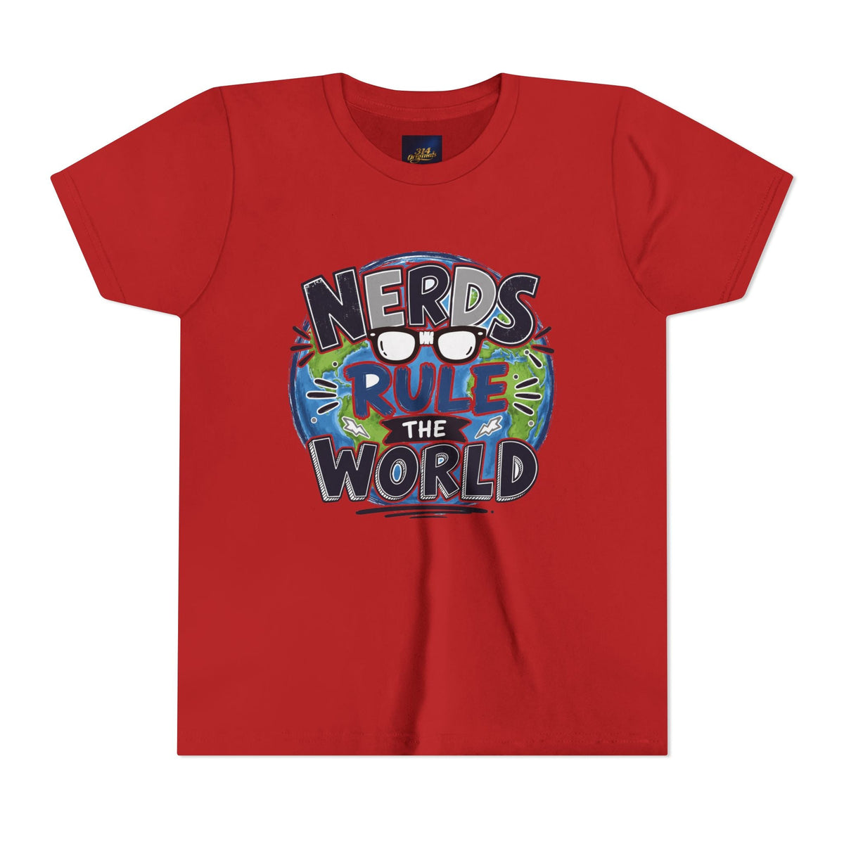 "Nerds Rule the World" Graphic Youth Tee Shirt - 314 Originals