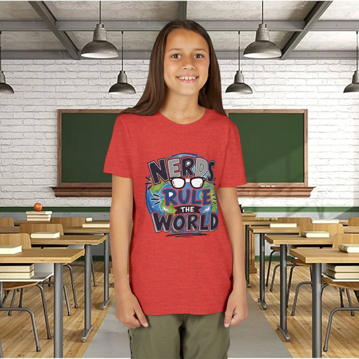 "Nerds Rule the World" Graphic Youth Tee Shirt - 314 Originals