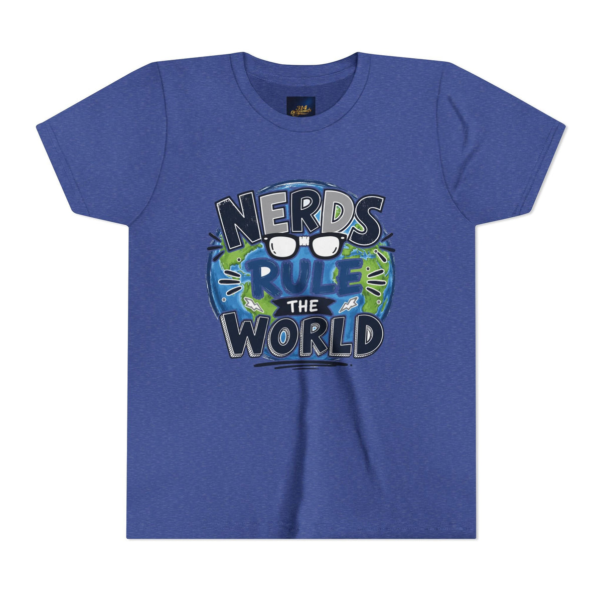 "Nerds Rule the World" Graphic Youth Tee Shirt - 314 Originals