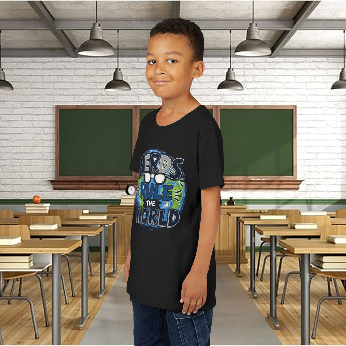 "Nerds Rule the World" Graphic Youth Tee Shirt - 314 Originals