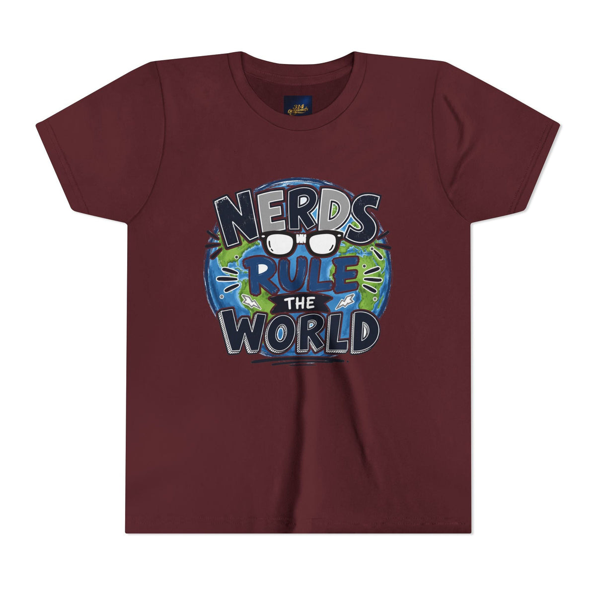"Nerds Rule the World" Graphic Youth Tee Shirt - 314 Originals