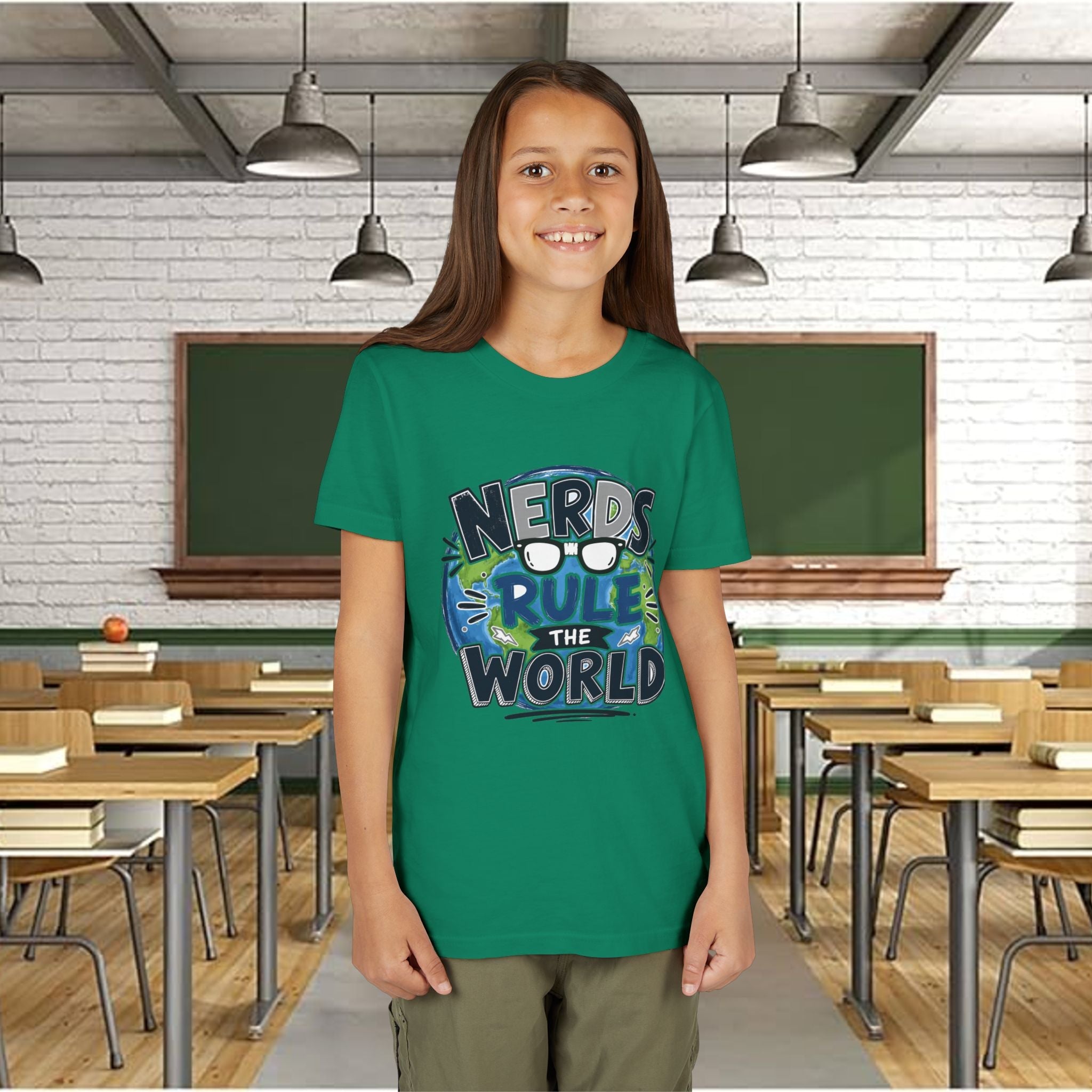 "Nerds Rule the World" Graphic Youth Tee Shirt - 314 Originals