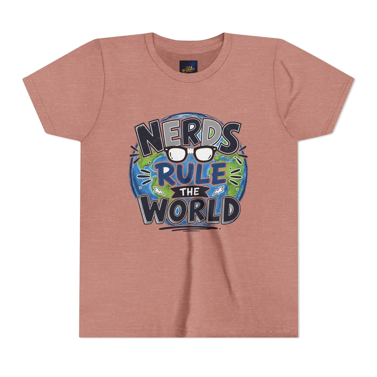"Nerds Rule the World" Graphic Youth Tee Shirt - 314 Originals