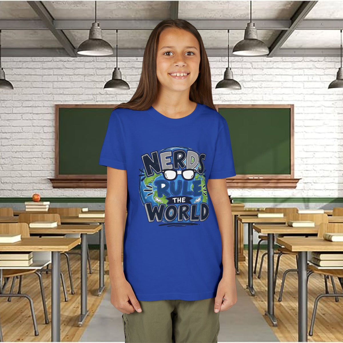 "Nerds Rule the World" Graphic Youth Tee Shirt - 314 Originals