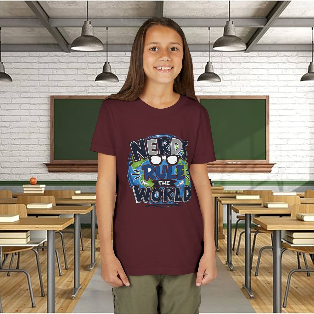 "Nerds Rule the World" Graphic Youth Tee Shirt - 314 Originals