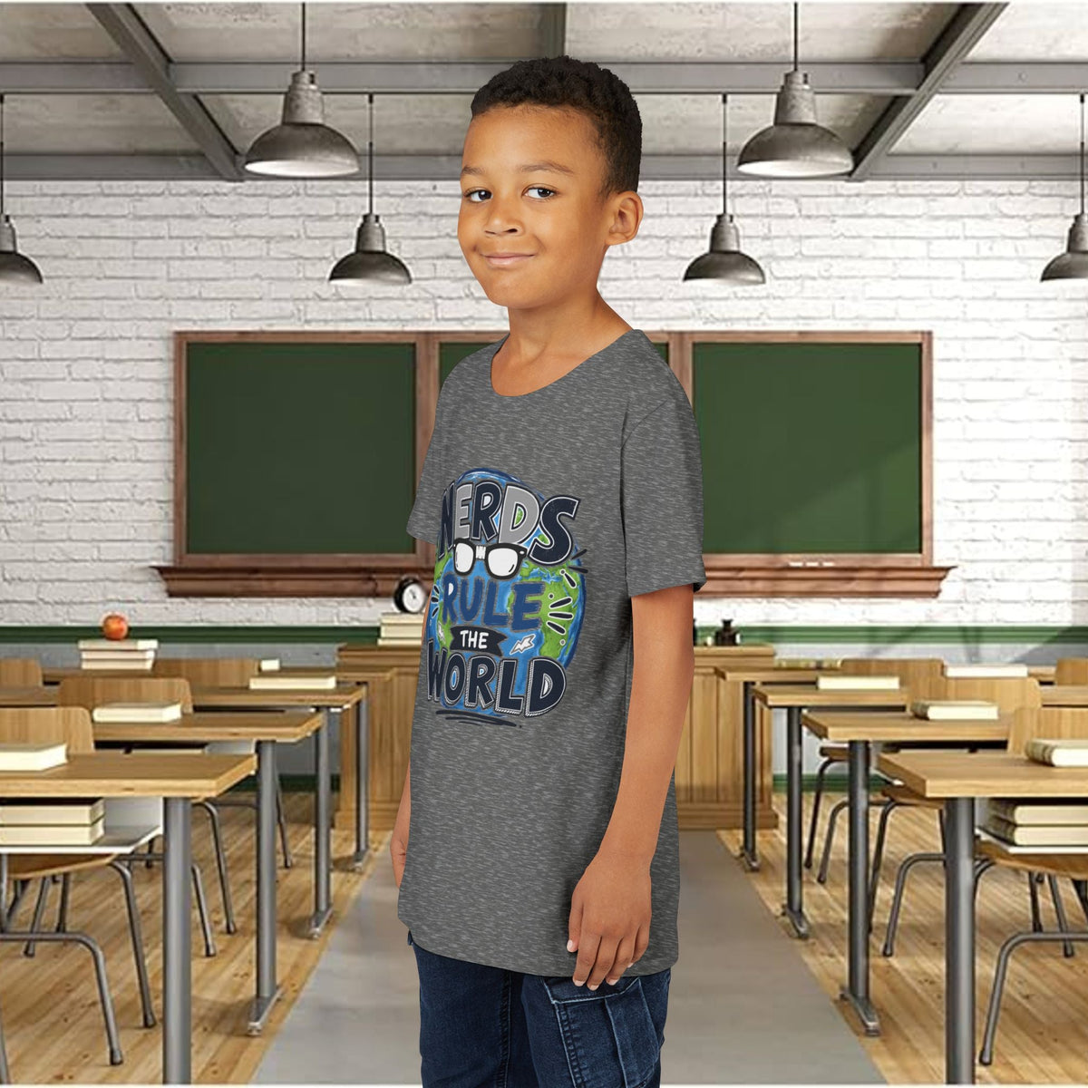 "Nerds Rule the World" Graphic Youth Tee Shirt - 314 Originals