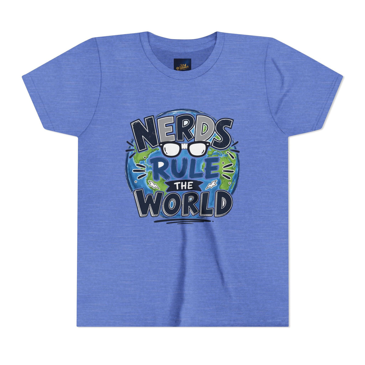 "Nerds Rule the World" Graphic Youth Tee Shirt - 314 Originals