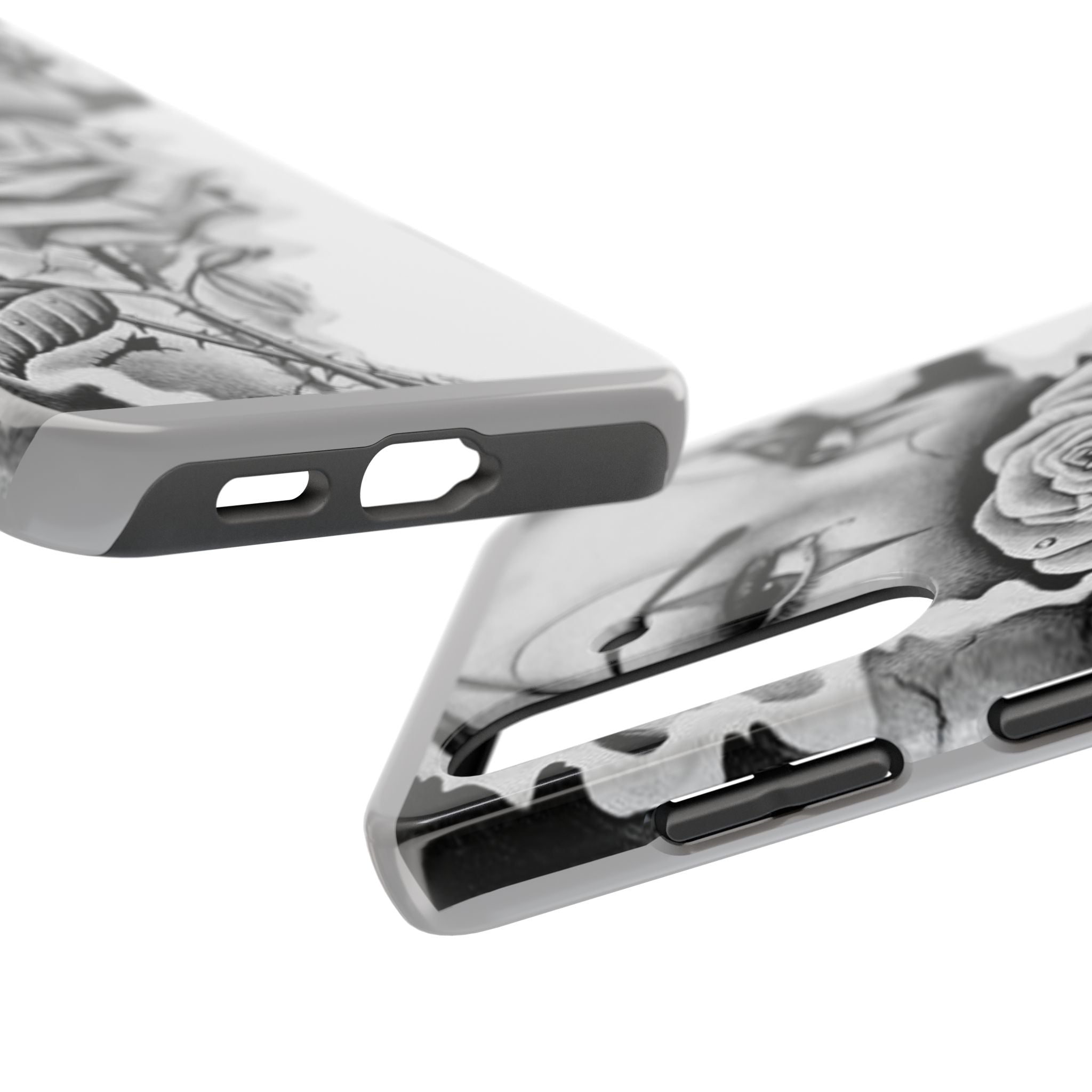 Noir Clown Face with Rose Shockproof Phone Cover - 314 Originals