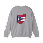 Ohio Flag Crewneck Sweatshirt — Youngstown Ohio State Pride Pullover - 314 Originals