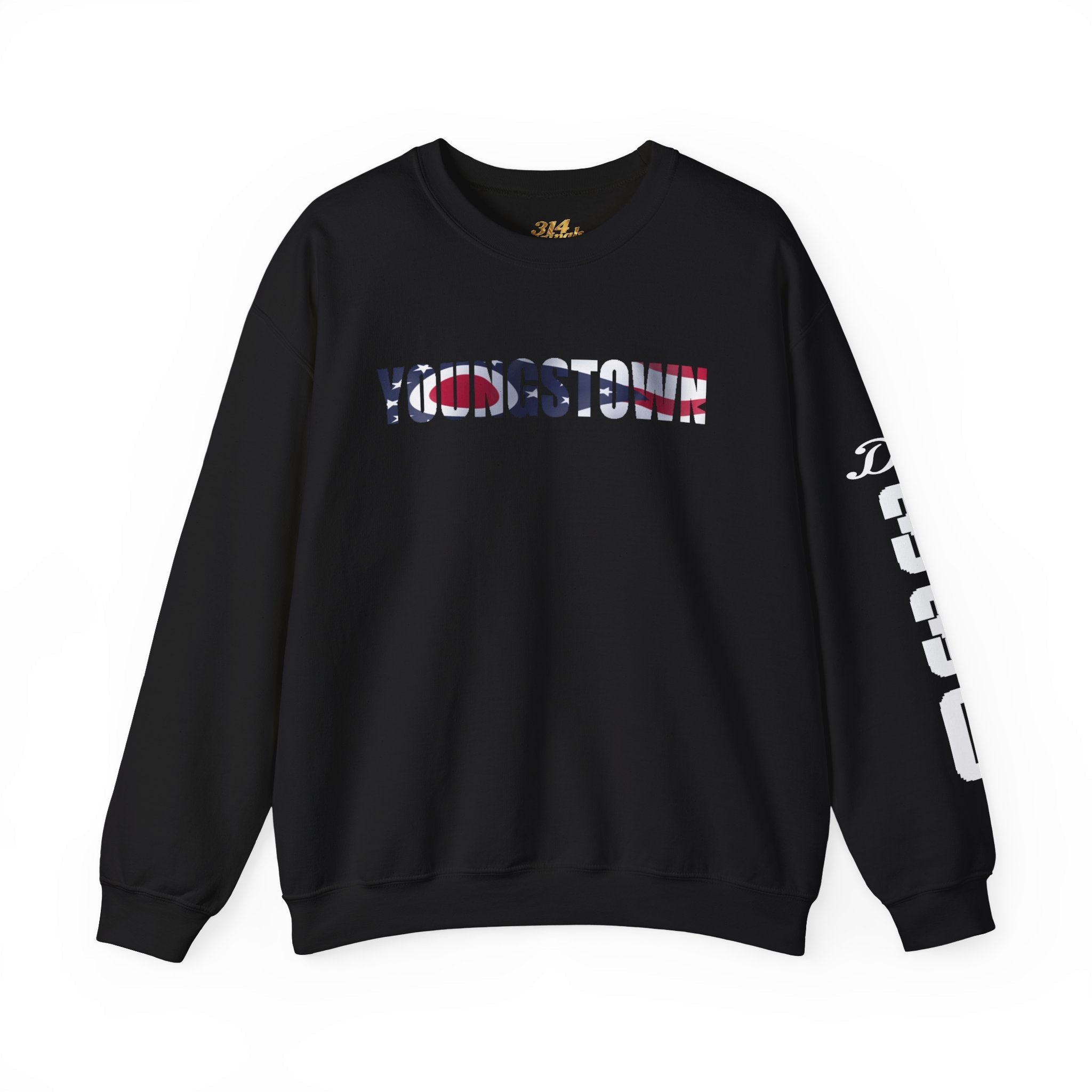 Ohio Flag Crewneck Sweatshirt — Youngstown Ohio State Pride Pullover - 314 Originals