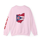 Ohio Flag Crewneck Sweatshirt — Youngstown Ohio State Pride Pullover - 314 Originals