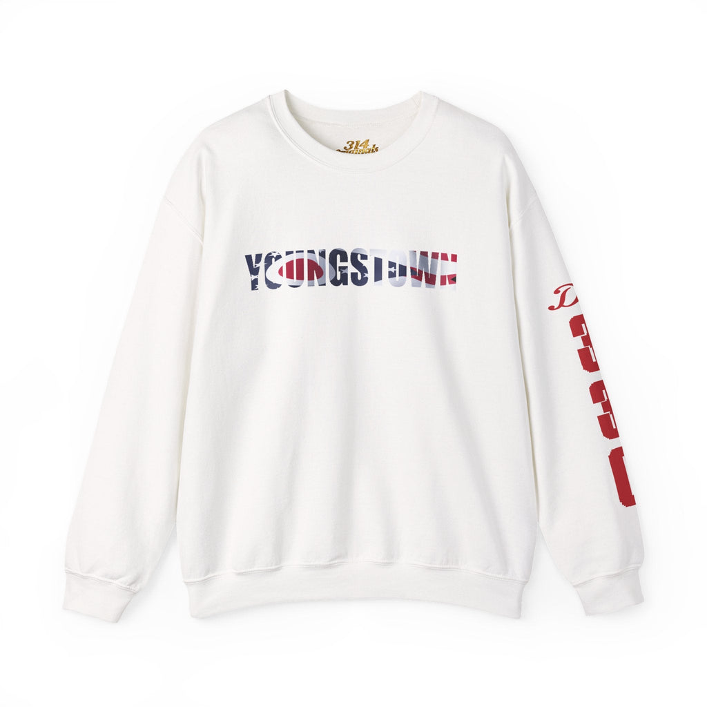 Ohio Flag Crewneck Sweatshirt — Youngstown Ohio State Pride Pullover - 314 Originals
