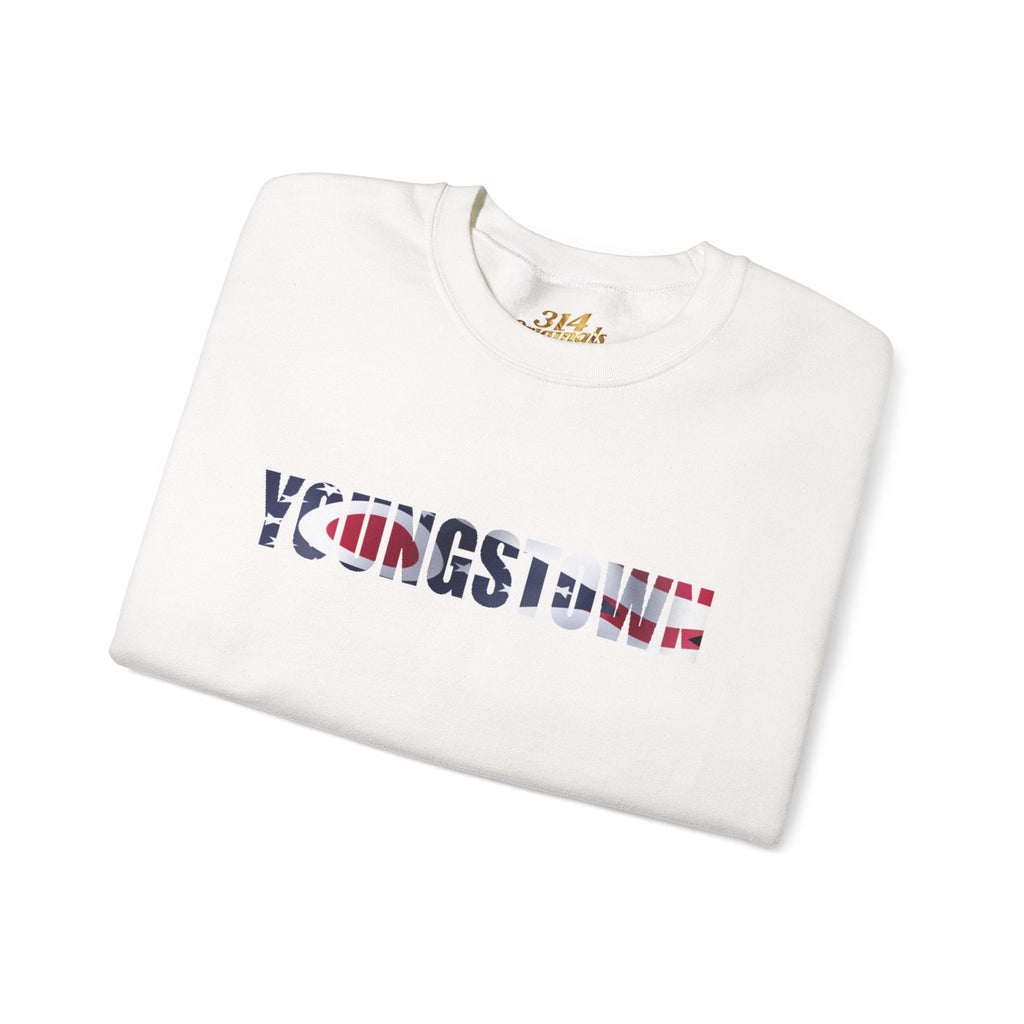 Ohio Flag Crewneck Sweatshirt — Youngstown Ohio State Pride Pullover - 314 Originals