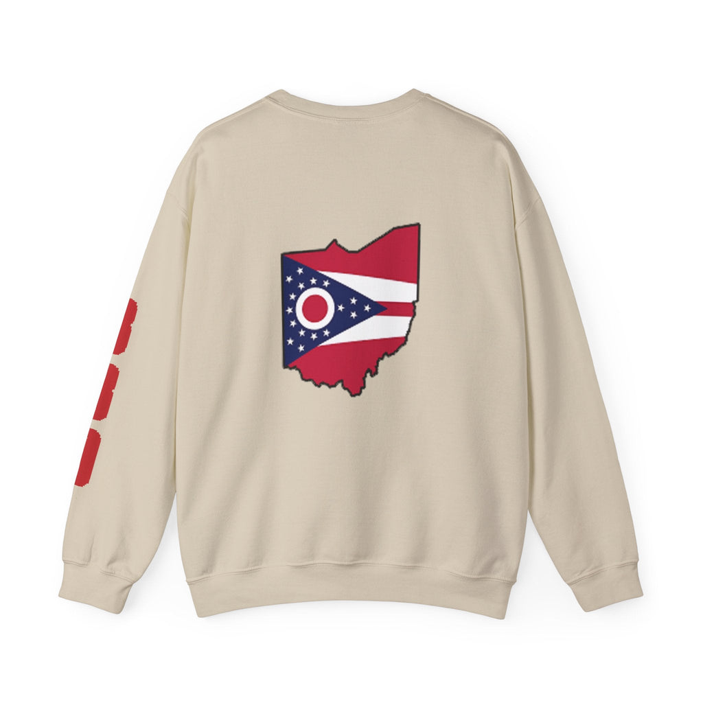 Ohio Flag Crewneck Sweatshirt — Youngstown Ohio State Pride Pullover - 314 Originals