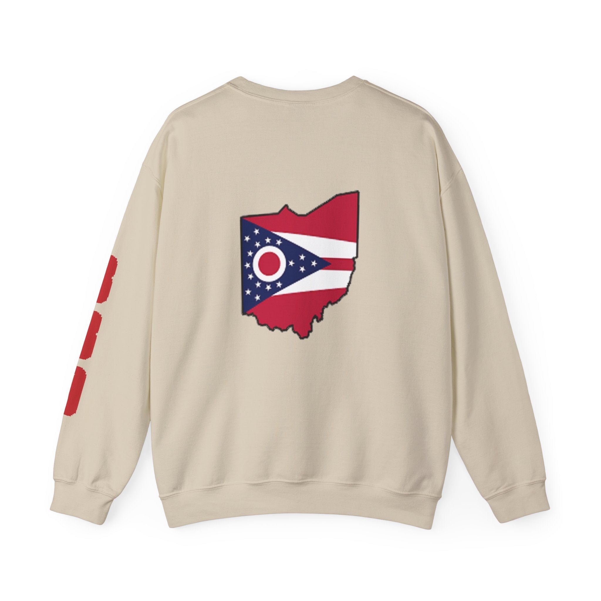 Ohio Flag Crewneck Sweatshirt — Youngstown Ohio State Pride Pullover - 314 Originals
