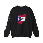Ohio Flag Crewneck Sweatshirt — Youngstown Ohio State Pride Pullover - 314 Originals